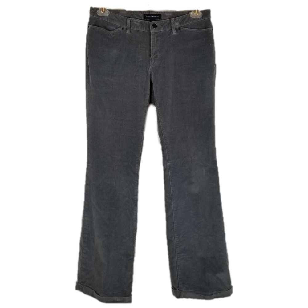Banana Republic Womens Corduroy Pants Sz 4 Gray
